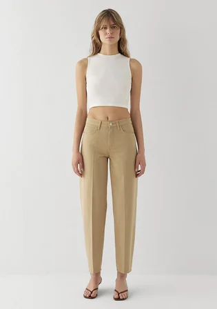 Tiya Mavi Edition Camel Gabardin Pantolon 1018900-A4201