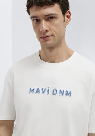 Mavi DNM Ekru Tişört 0613604-70057