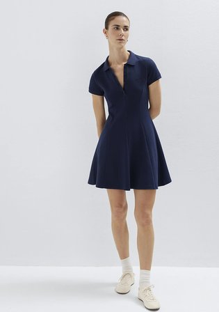 Lacivert Mini Elbise 1310903-82318