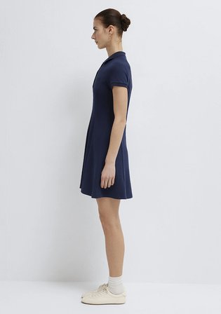 Lacivert Mini Elbise 1310903-82318