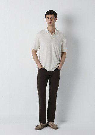 Hunter Kahverengi Gabardin Pantolon 00202A4173
