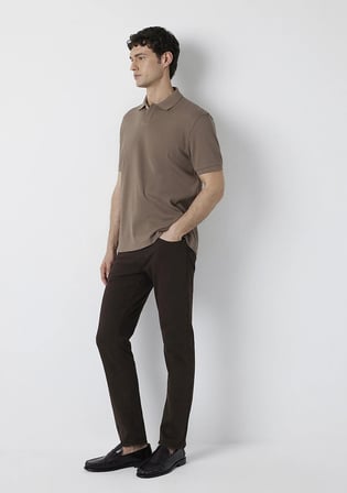 Marcus Kahverengi Gabardin Pantolon 00351A4173