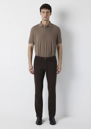 Marcus Kahverengi Gabardin Pantolon 00351A4173