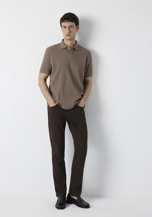 Marcus Kahverengi Gabardin Pantolon 00351A4173