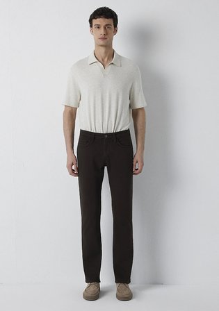 Hunter Kahverengi Gabardin Pantolon 00202A4173