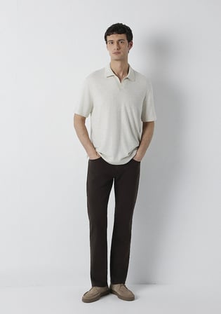 Hunter Kahverengi Gabardin Pantolon 00202A4173