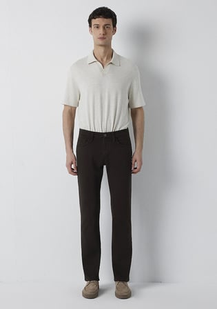 Hunter Kahverengi Gabardin Pantolon 00202A4173