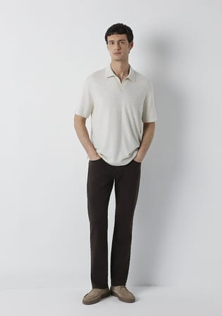 Hunter Kahverengi Gabardin Pantolon 00202A4173