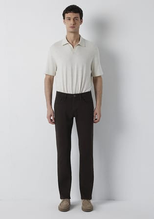 Hunter Kahverengi Gabardin Pantolon 00202A4173