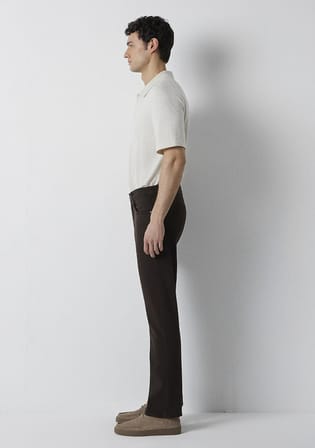 Hunter Kahverengi Gabardin Pantolon 00202A4173