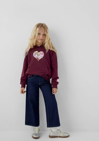 Lola Bunny Baskılı Kapüşonlu Sweatshirt 7S10214-70393