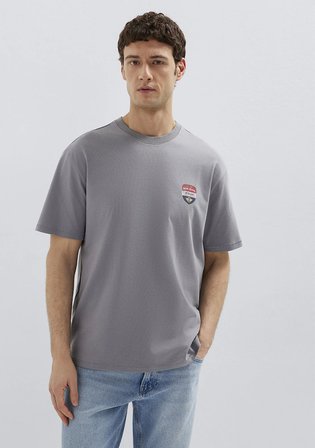 Mavi Jeans Baskılı Gri Tişört 0613599-85550