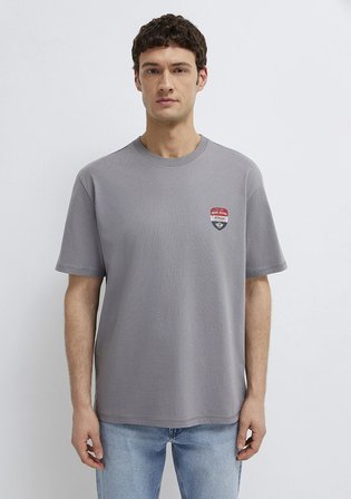 Mavi Jeans Baskılı Gri Tişört 0613599-85550