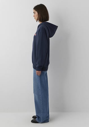 Kapüşonlu Lacivert Sweatshirt 1S10178-70490