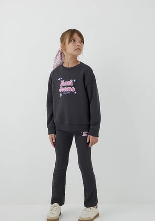 Mavi Jeans Baskılı Antrasit Sweatshirt 7S10215-70763
