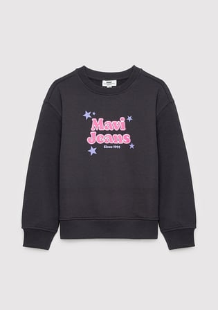 Mavi Jeans Baskılı Antrasit Sweatshirt 7S10215-70763