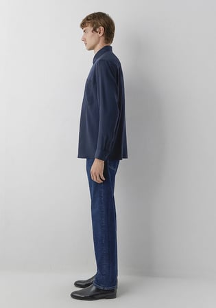 (Tencel™) Lyocell Lacivert Gömlek 0212075-70489