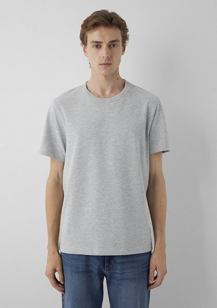 Gri Basic Tişört 0613509-80018