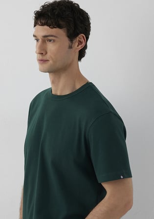 Yeşil Basic Tişört 0613509-85173