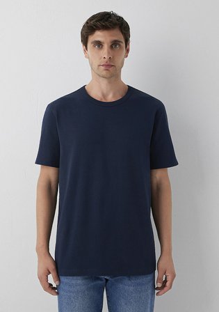 Lacivert Basic Tişört 0613509-70490