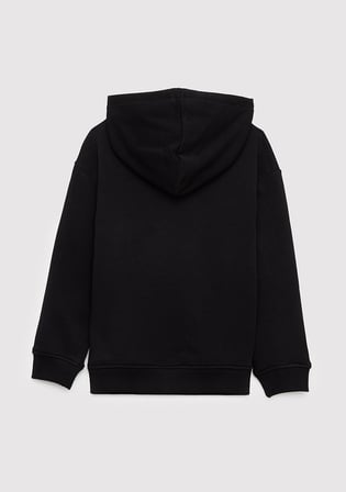 Mavi 6S10199-900 Mavi Logo Kapüşonlu Siyah Sweatshirt