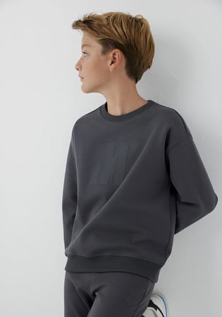 Mavi Pro Baskılı Antrasit Sweatshirt 6S10201-70763