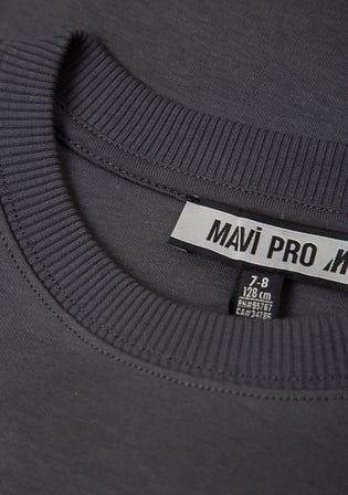 Mavi 6S10201-70763 Mavi Pro Baskılı Antrasit Sweatshirt