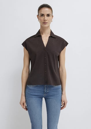 Kahverengi Polo Tişört 1614312-70240