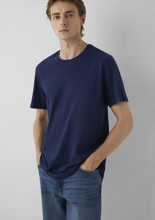 Lacivert Basic Tişört 065574-70497
