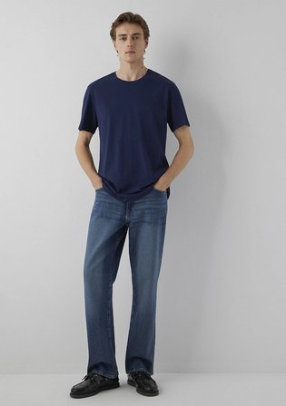 Lacivert Basic Tişört 065574-70497