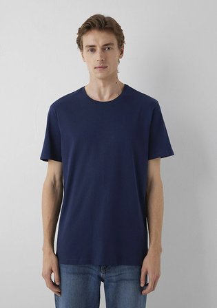 Lacivert Basic Tişört 065574-70497