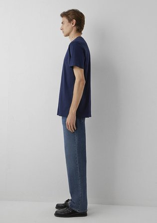 Lacivert Basic Tişört 065574-70497