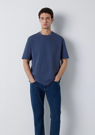 Lacivert Basic Tişört 0611924-70759