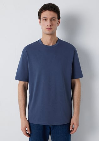 Lacivert Basic Tişört 0611924-70759