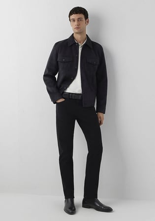 London Classic Denim Siyah Jean Pantolon 0010172-A4004