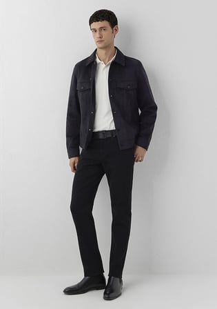London Classic Denim Siyah Jean Pantolon 0010172-A4004