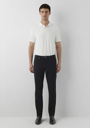 London Classic Denim Siyah Jean Pantolon 0010172-A4004