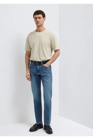 London Classic Denim Koyu Gabardin Pantolon 0010172-A1724