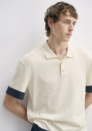 Bej Triko Polo Tişört 0710499-70055