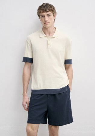 Bej Triko Polo Tişört 0710499-70055