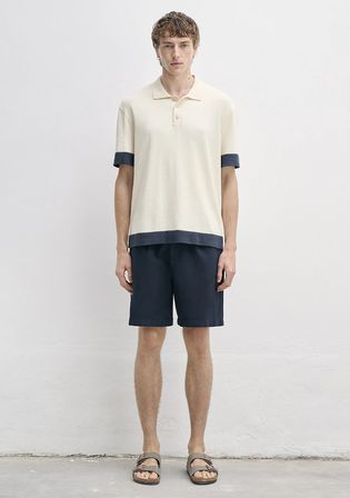 Bej Triko Polo Tişört 0710499-70055