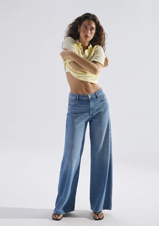 Remy Mavi Edition Keten Karışımlı Indigo Mavisi Jean Pantolon 1012603-A4229