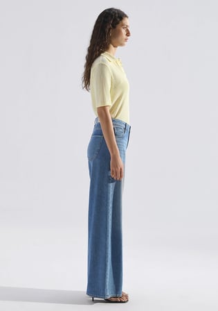 Remy Mavi Edition Keten Karışımlı Indigo Mavisi Jean Pantolon 1012603-A4229