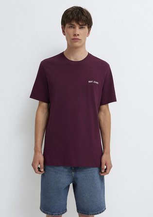 Mavi Jeans Baskılı Bordo Tişört 0613577-70434