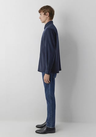(TENCEL™) Lyocell Lacivert Gömlek 0210818-70489