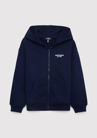 Mavi 6S10203-84371 Kapüşonlu Fermuarlı Lacivert Sweatshirt