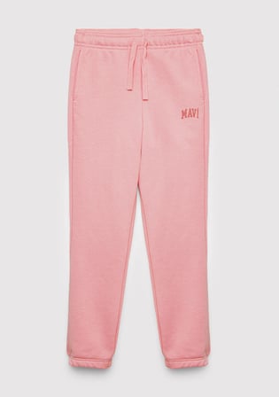 Mavi Logo Baskılı Pembe Eşofman Altı 7010041-71015