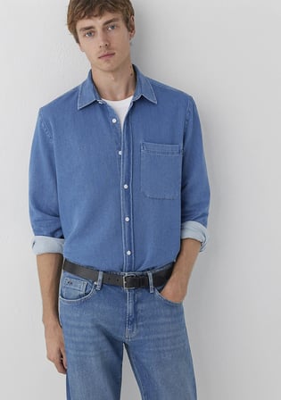 Lacivert Denim Gömlek 0212085-18790