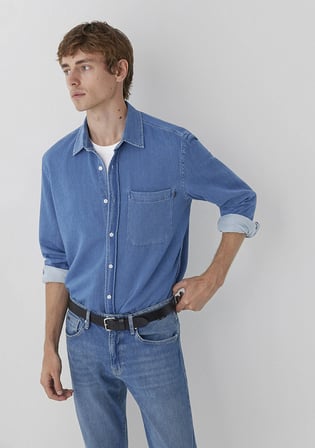 Lacivert Denim Gömlek 0212085-18790