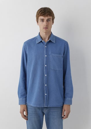 Lacivert Denim Gömlek 0212085-18790